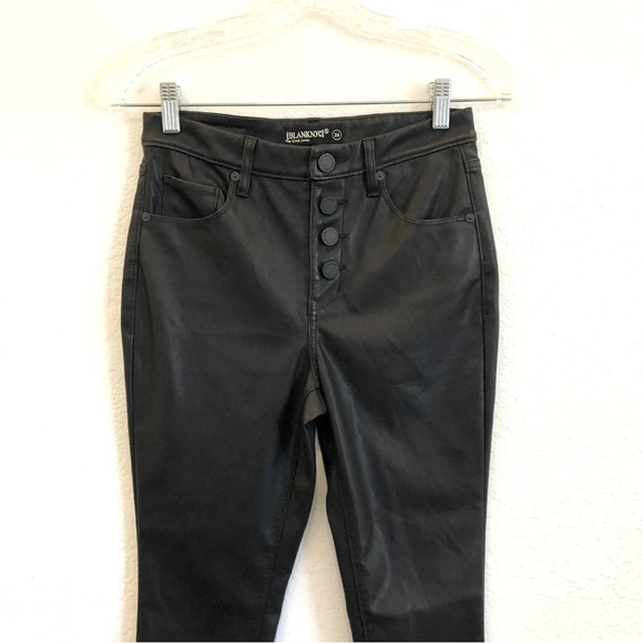 Blank NYC Vegan Leather Daddy Soda Pants In Black Women's - Picture 7 of 8